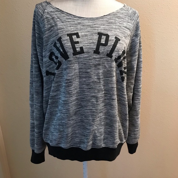 PINK Victoria's Secret Sweaters - Victoria's Secret PINK Grey Sweater